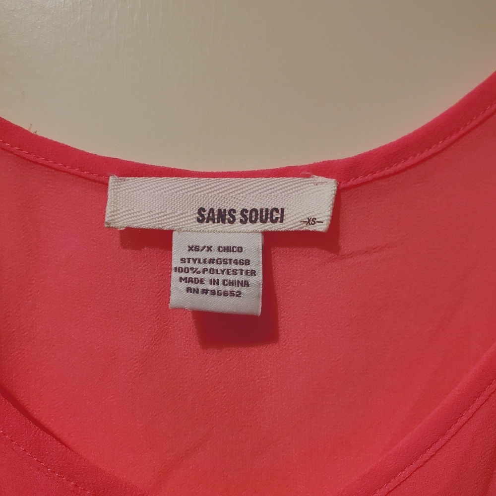 Flirty sheer summer top - never worn